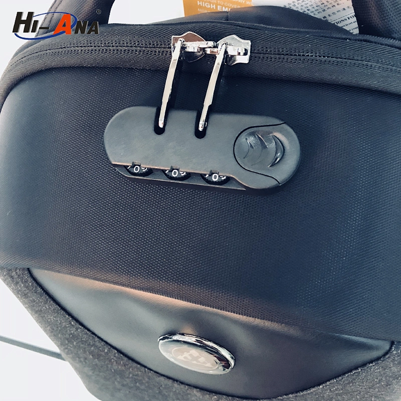 Wholesale Waterproof Durable Anti thief Backpack Laptop Bag with USB Charing Port