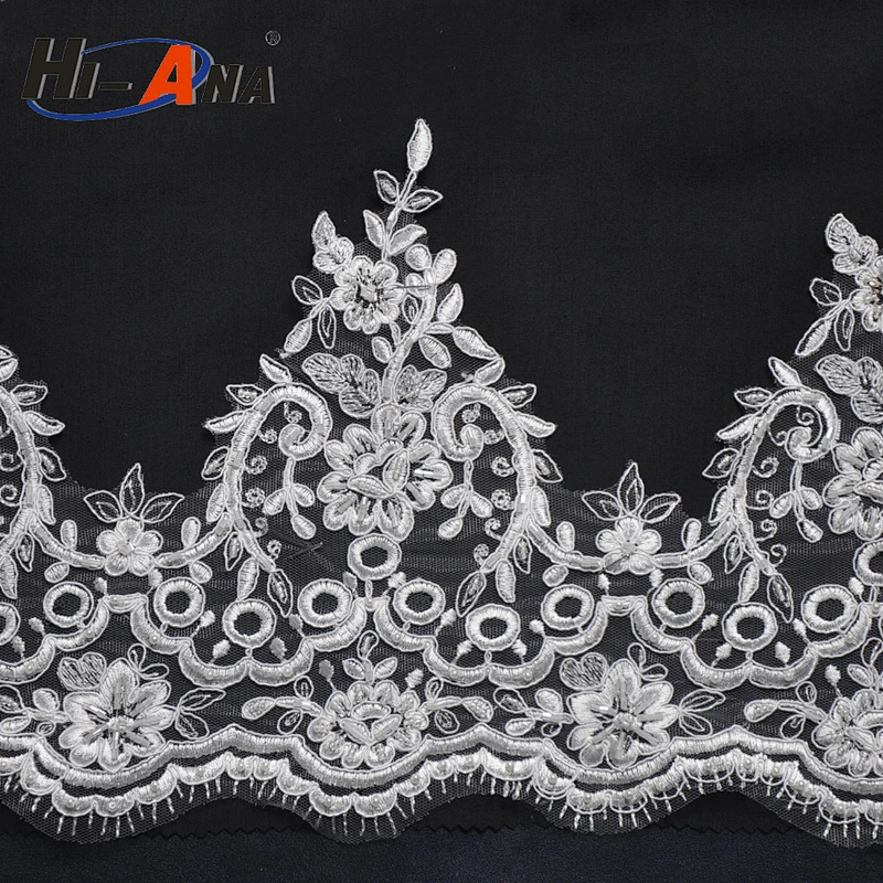 Over 95% accessories exported Yiwu embroidery lace fabric