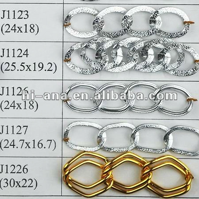new style alum/metal chain trim