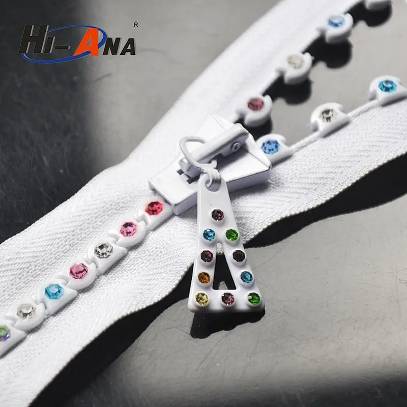 hi-ana zipper2 China Good Price fashion diamond zipper