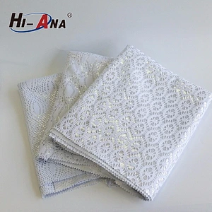Over 15 Years experience best selling,polyester fabric, multi color Thread lace fabric dusting