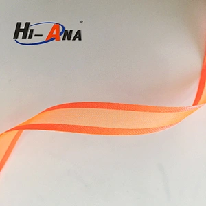 hi-ana ribbon1 Yearly output 10 million items Cheaper organza ribbon rose