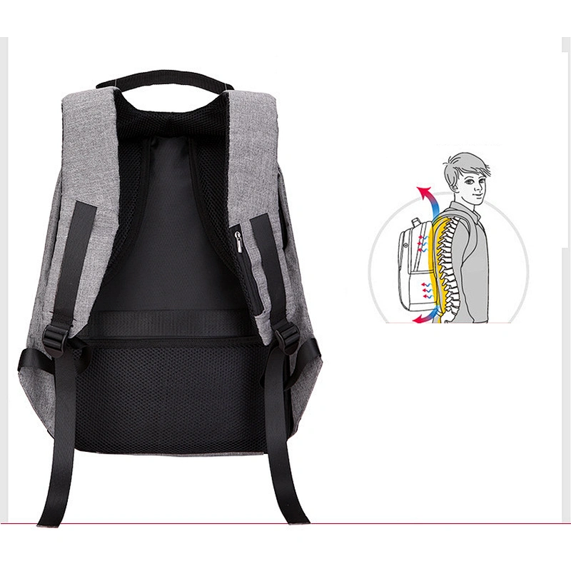 Manufacturer High Quality New Hot Selling Anti -theft USB Laptop Backpack 15