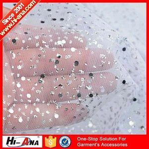 hi-ana fabric2 One stop solution for Cheap color glitter fabric for wedding dress