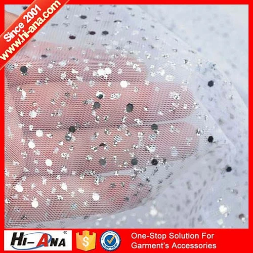 hi-ana fabric2 One stop solution for Cheap color glitter fabric for wedding dress