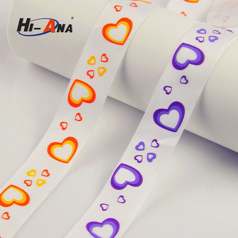 two color satin ribbon