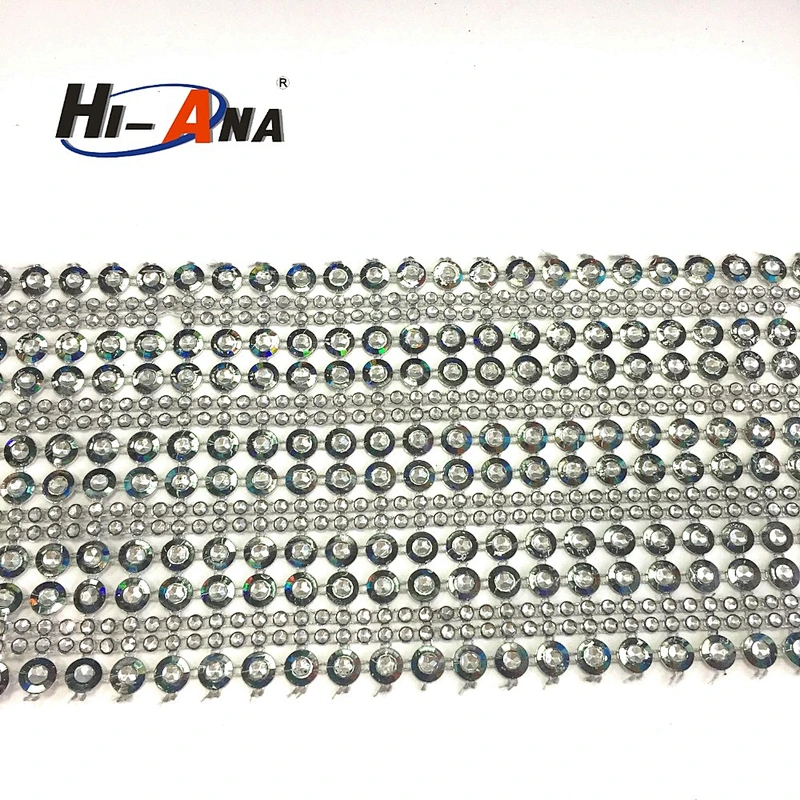 hi-ana trim1 Over 15 Years experience Fancy diamante mesh trimming