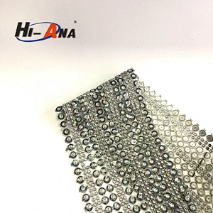 hi-ana trim1 Over 15 Years experience Fancy diamante mesh trimming