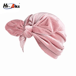 wholesale 2018 New trade two-tone braided head cap India turban hat for women