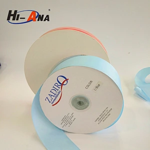 hi-ana ribbon 3 Custom printed solid color grosgrain ribbon Wholesale 100% Polyester Solid Grosgrain Ribbon