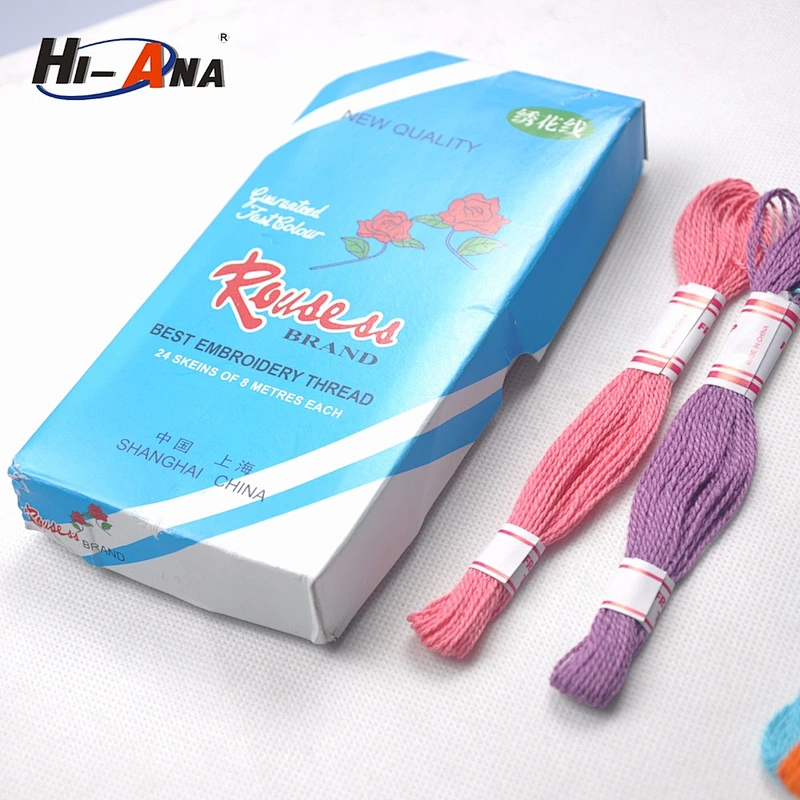 20 QC staffs ensure the quality customised LOGO printed crochet cotton thread patterns