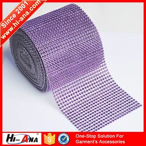hi-ana trim3 NINGBO rhinestone chain trim plastic