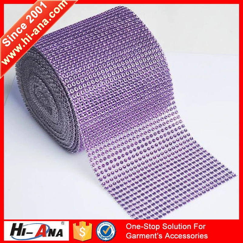 hi-ana trim3 NINGBO rhinestone chain trim plastic