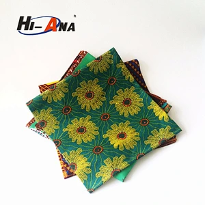 African Fabric Print Wholesale China Wax Prints fabric Real Wax Print 100% Cotton