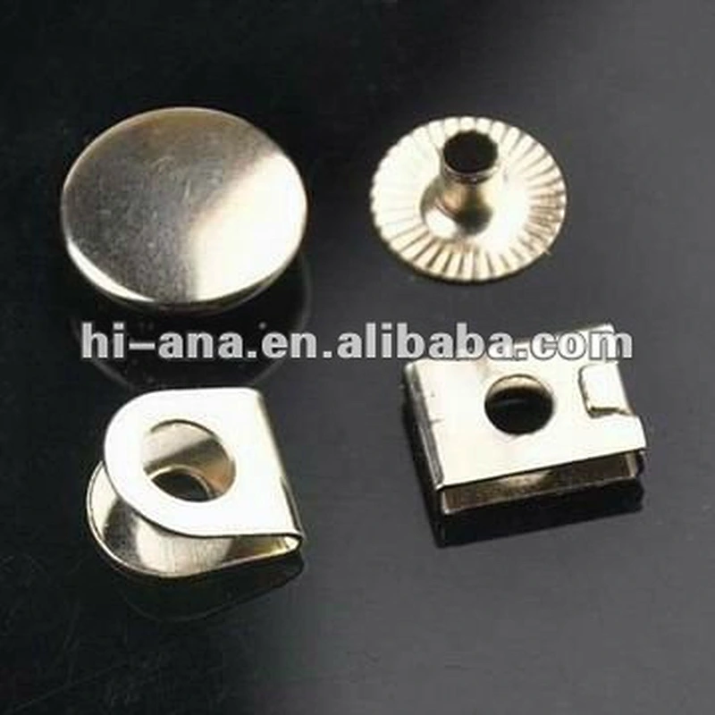 4 parts metal trousers' hook buttons China supplier