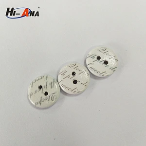 natural wood button