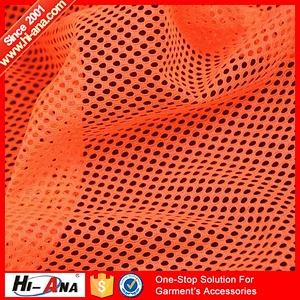 hi-ana fabric3 24 hours service online Hot sale 100% polyester mesh jersey fabric