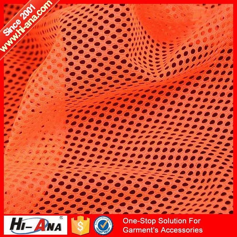 hi-ana fabric3 24 hours service online Hot sale 100% polyester mesh jersey fabric