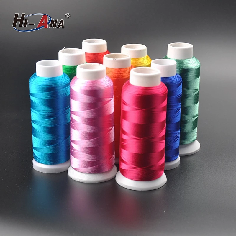 Familiar in OEM and ODM High density variegated embroidery thread