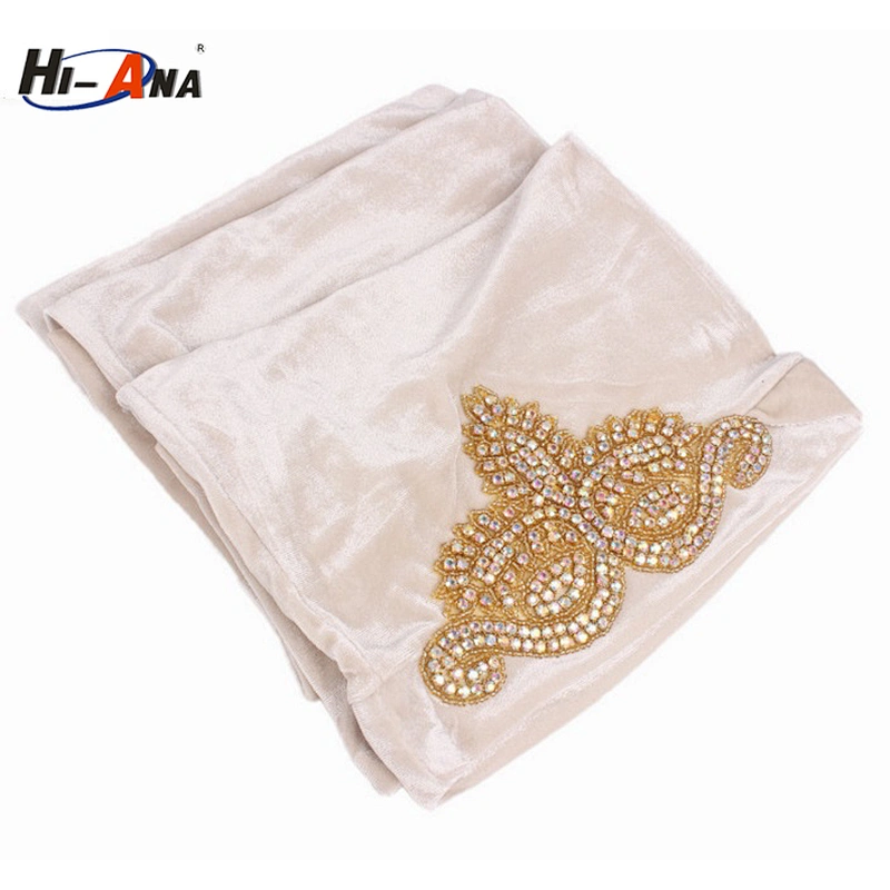 Hi-Ana Crystal Jewelry Velvet Turban for Women