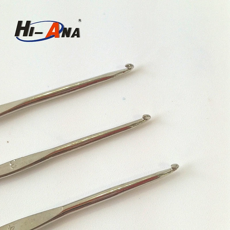 Steel crochet needle set