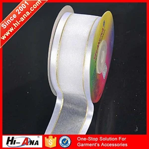 Team race and club wholesale promotional silk ribbon