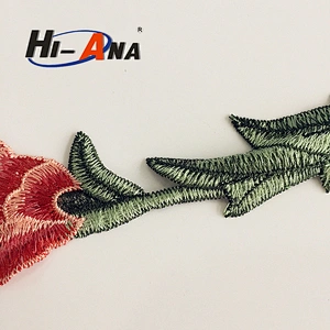 hi-ana lace1 15 years factory experience China production neck design lace for churidar