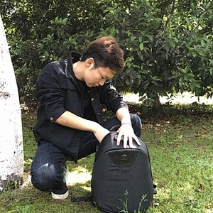 Wholesale Waterproof Durable Anti thief Backpack Laptop Bag with USB Charing Port