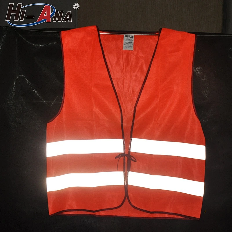 hi-ana reflective2 15 years factory experience Good Price safety reflective red jacket