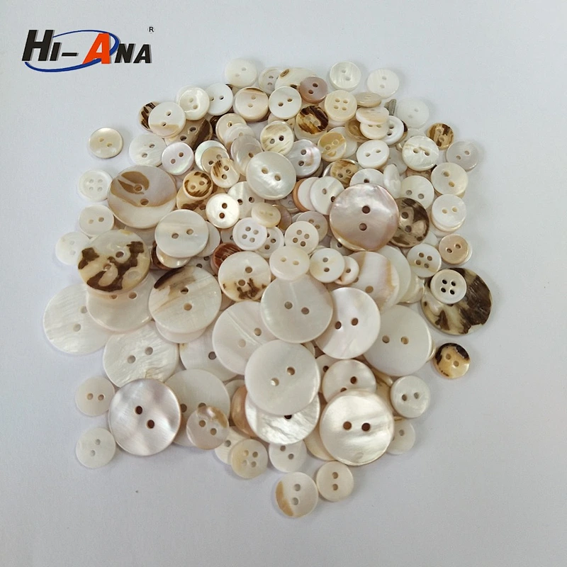 real shell buttons