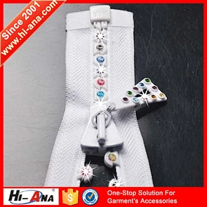 hi-ana zipper2 China Good Price fashion diamond zipper