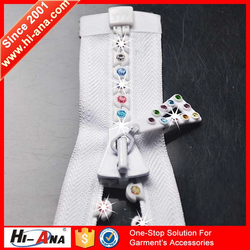 hi-ana zipper2 China Good Price fashion diamond zipper