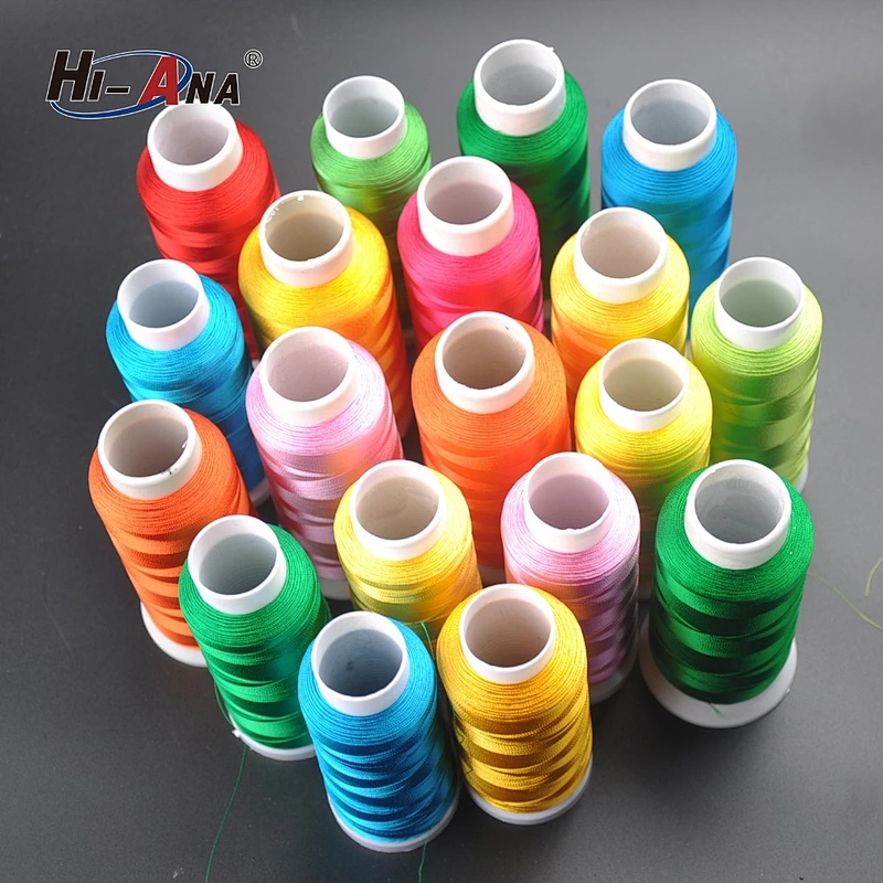 Stict QC 100% multi color embroidery yarn