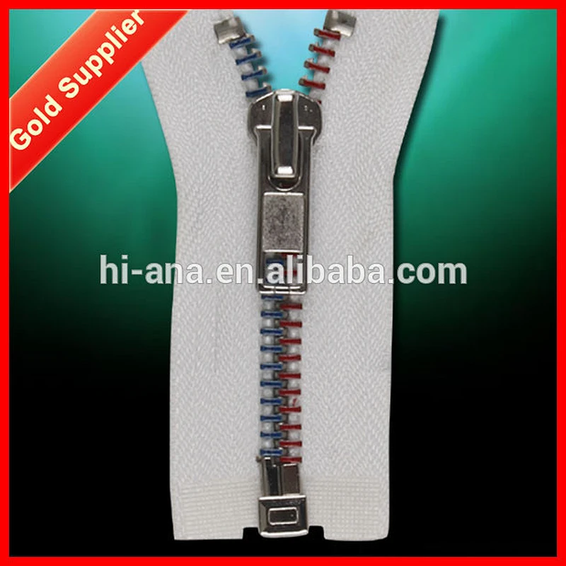 5# Colored Paint Metal Zipper O/E, A/L