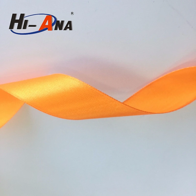 hi-ana ribbon 123 double side double color saddle stitched satin ribbon for chocolate packaging,silk ribbon
