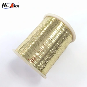 M Type Gold Color Metallic Thread