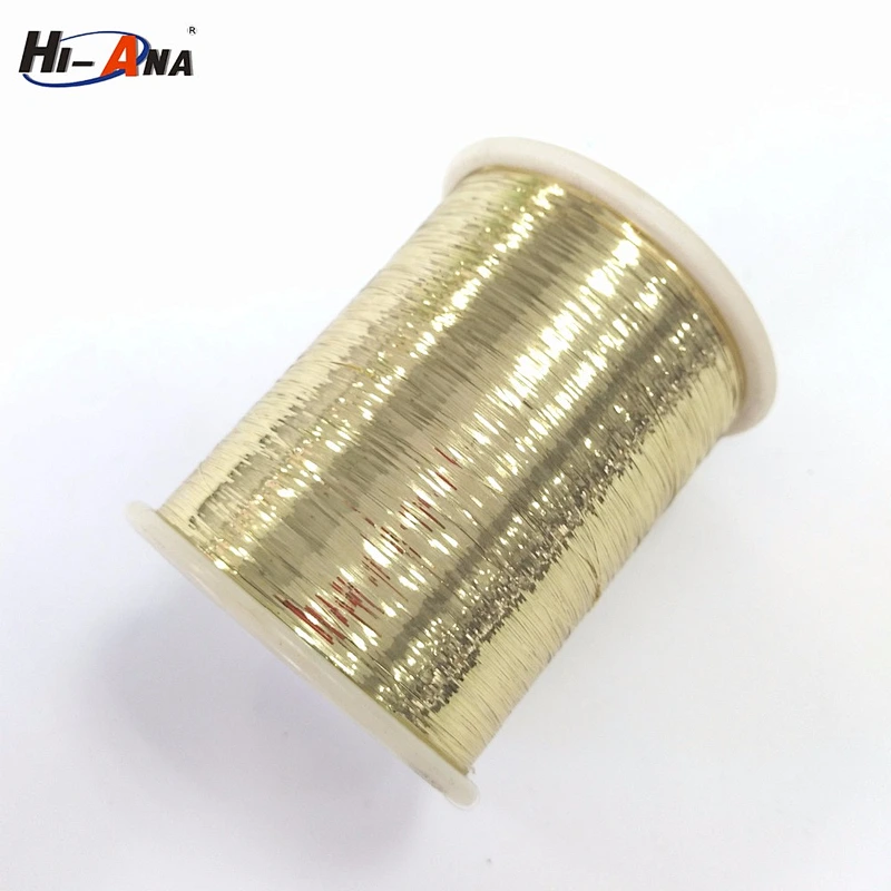 M Type Gold Color Metallic Thread