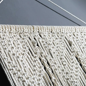 HI-ANA Pure Cotton Thread Made Wall Hanging Macrame Curtains
