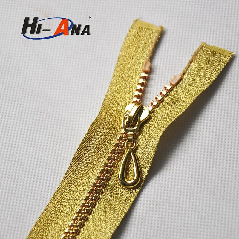 Hot products custom design color teeth cable zipper