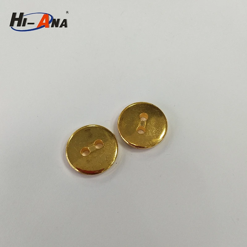 gold sewing button