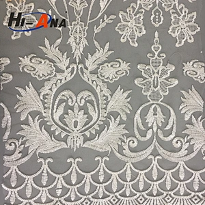 hi-ana lace2 Manufacuring oeko-tex standard Fancy swiss cotton lace fabric