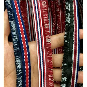 hi-ana ribbon 296 New novel design ribbon tassel making jacquard ribbon for sale