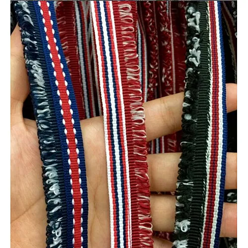 hi-ana ribbon 296 New novel design ribbon tassel making jacquard ribbon for sale