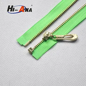 hi-ana zipper3 Many self-owned brands Best quality metal zipper gold teeth
