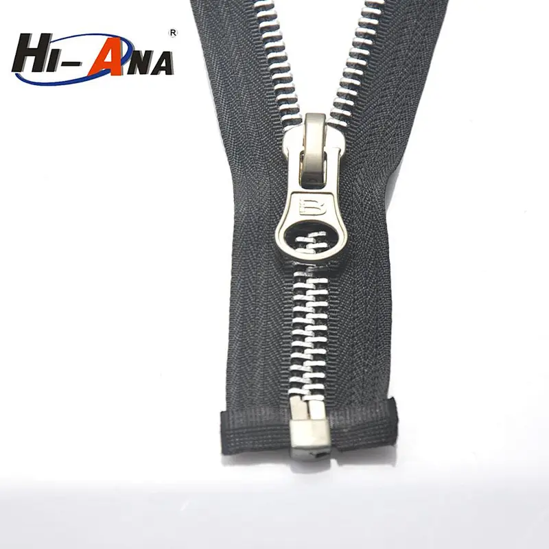 Large Metal Zipper with Aluminium teeth