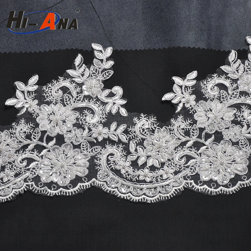 hi-ana lace2 Many self-owned brands Fashion new design embroidery lace