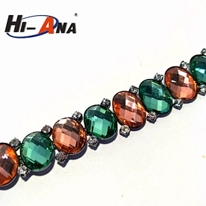 hi-ana rhinestone2 Hot products custom design Good Price rhinestone shoes chain