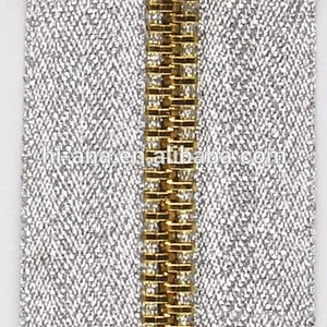 Silver no.5 Metal Zipper