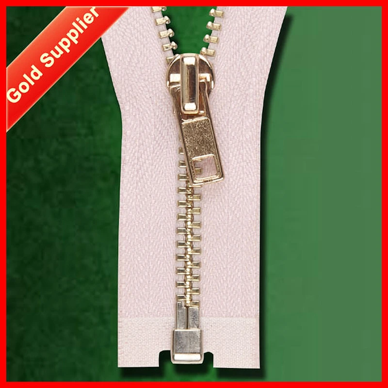 Over 15 Years experience wholesale decorative gold metal zipper