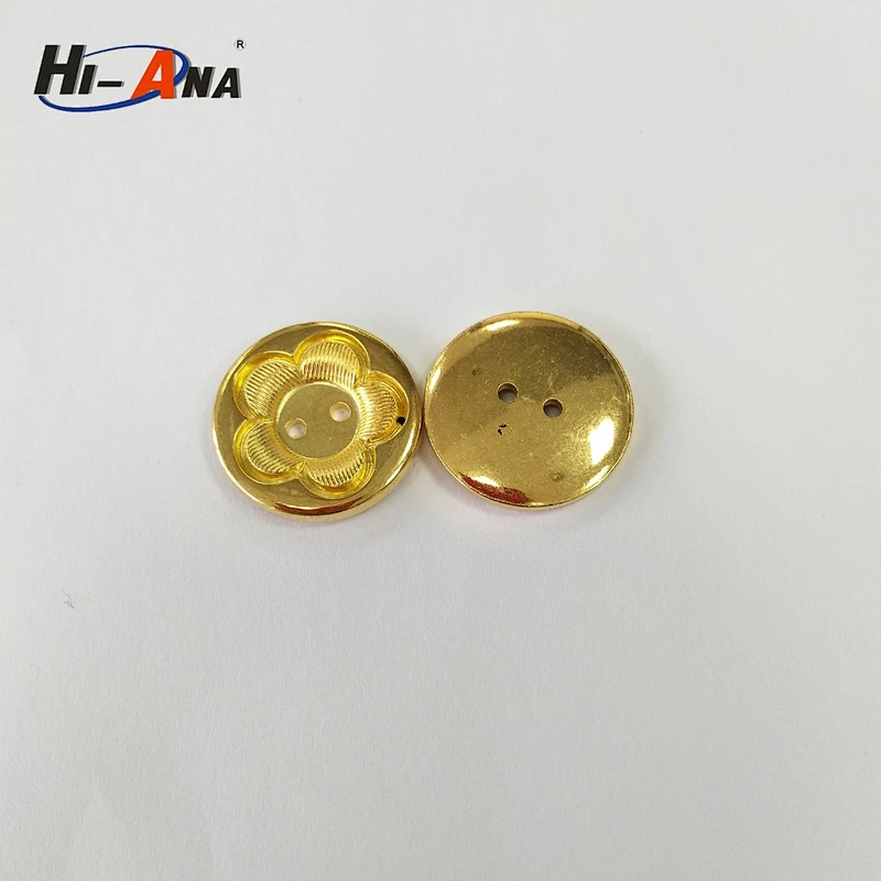 fashion button/gold buttons made plastic